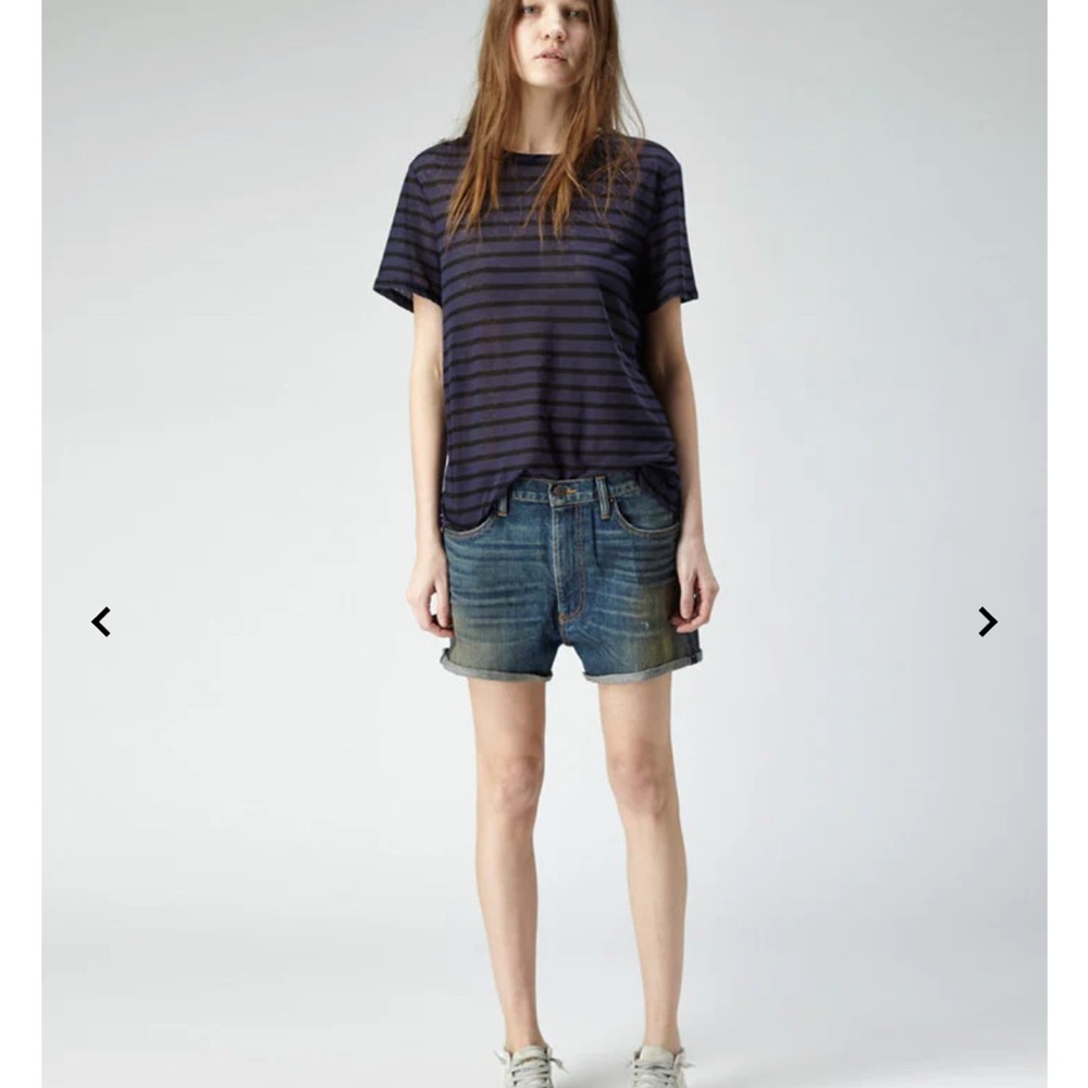 6397 The Slouch Short Relaxed Denim Cutoffs, 28